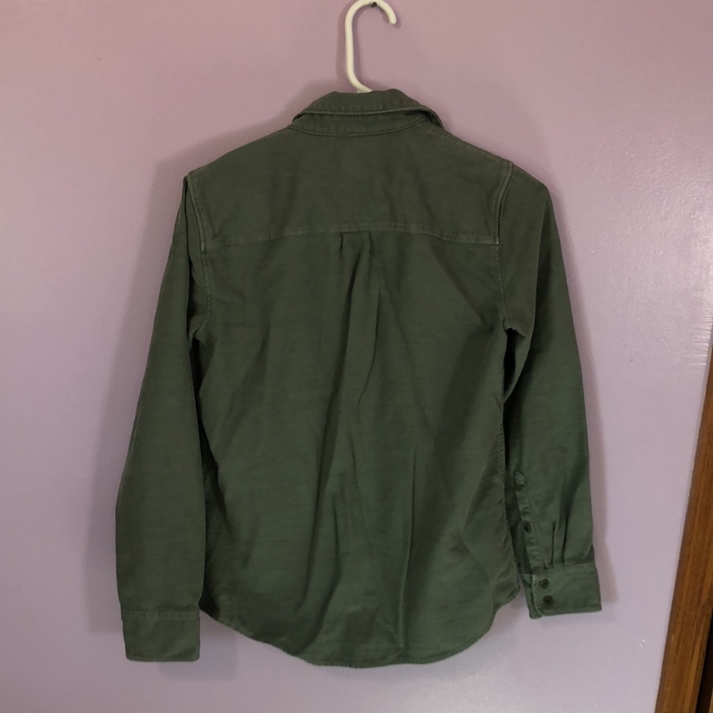 J. Crew Green Button Down Shirt - Picture 10 of 10